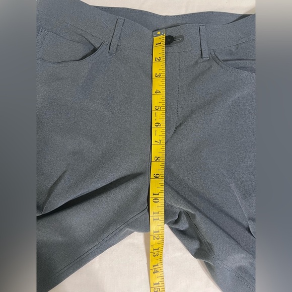 Public Rec Pants 31x32 Gray Blue Dealmaker Performance Stretch Golf Workday EUC - Picture 8 of 9